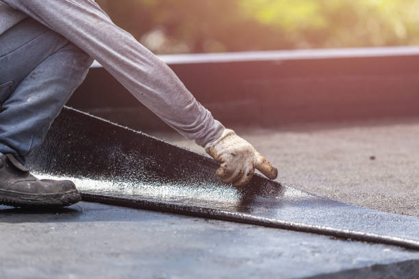 Professional Exterior Waterproofing technician working in Brookville, PA